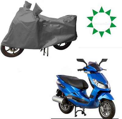 DeepShakshi AUTOMOTIVE Waterproof Two Wheeler Cover for Bajaj(Sunny, Grey)