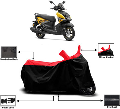 Amexride Two Wheeler Cover for Yamaha(Ray-ZR 125FI BS6, Red)