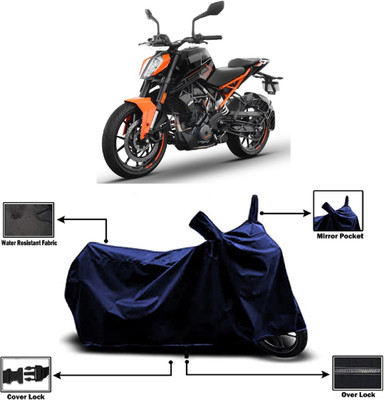 Amexride Two Wheeler Cover for KTM(250 Duke, Blue)
