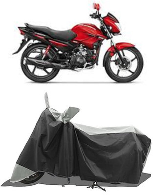 GROFATIK Two Wheeler Cover for Hero(Glamour FI, White)