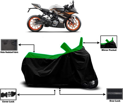 Amexride Two Wheeler Cover for KTM(RC125 BS6, Green)