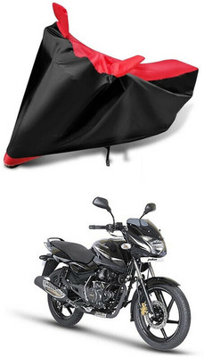 DeepShakshi AUTOMOTIVE Waterproof Two Wheeler Cover for Bajaj(Pulsar 150, Red, Black)