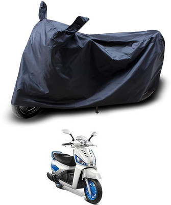 AASHTIK MART Two Wheeler Cover for Mahindra(Gusto 125, Black)