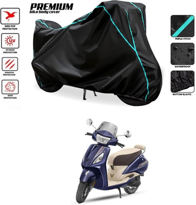 SThanaveX Waterproof Two Wheeler Cover for TVS(Jupiter, Black)