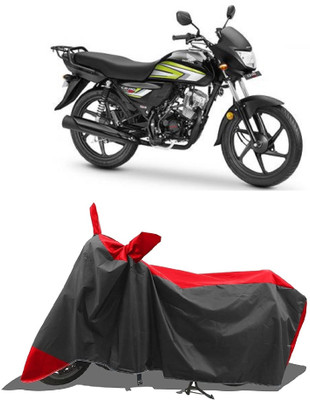 SPECTUS Two Wheeler Cover for Honda(CD 100 SS, Red, Black)
