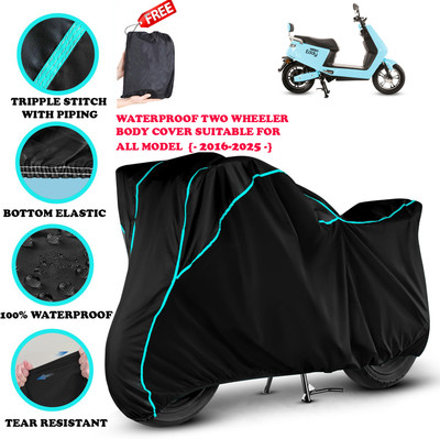 AutoGalaxy Waterproof Two Wheeler Cover for Hero(Electric E-Sprint, Black)