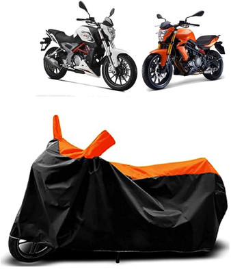 VESMEI Two Wheeler Cover for Benelli(TNT 300, Orange)