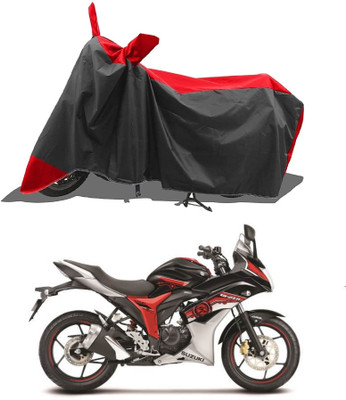 SPECTUS Two Wheeler Cover for Suzuki(Gixxer Special Edition BS6, Red)