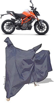 Amexride Two Wheeler Cover for KTM(125 Duke BS6, Grey)