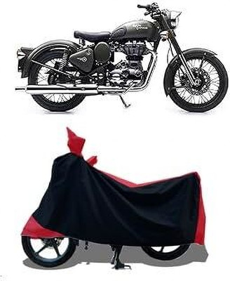 AASHTIK MART Two Wheeler Cover for Royal Enfield(Battle, Red)