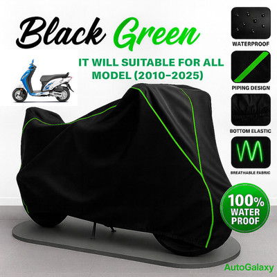 AutoGalaxy Waterproof Two Wheeler Cover for Honda(Activa i, Black)