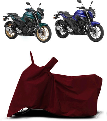 VESMEI Two Wheeler Cover for Yamaha(FZ 25 BS6, Red)
