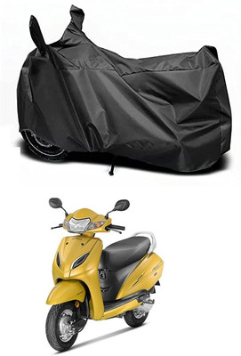 Auto Hub Waterproof Two Wheeler Cover for Honda(Activa 5G, Black)