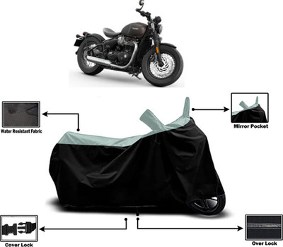 Amexride Two Wheeler Cover for Triumph(Bonneville Bobber BS6, Multicolor)