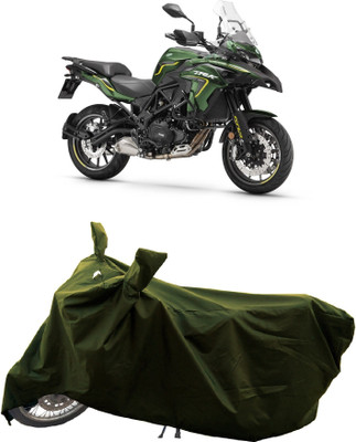 GROFATIK Two Wheeler Cover for Benelli(TRK 502, Green)