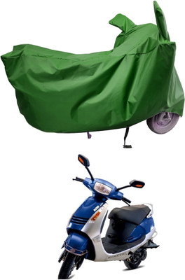 Amexride Two Wheeler Cover for Kinetic(Nova, Maroon)