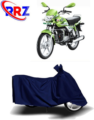 RRZ Two Wheeler Cover for Hero(HF Deluxe Eco, Blue)