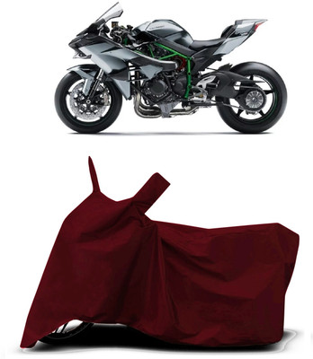 VESMEI Two Wheeler Cover for Kawasaki(Ninja H2R, Red)
