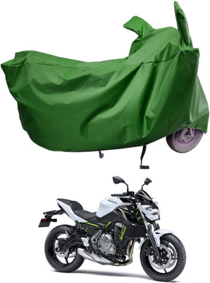 Amexride Two Wheeler Cover for Kawasaki(Z650, Maroon)