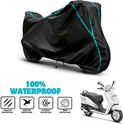 SnehaSales Waterproof Two Wheeler Cover for Hero(Duet LX 110CC, Black)