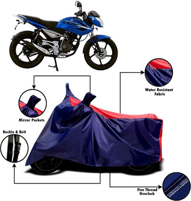 DeepShakshi AUTOMOTIVE Two Wheeler Cover for Bajaj(XCD 125cc, Red, Blue)