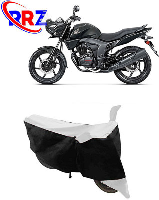 RRZ Waterproof Two Wheeler Cover for Honda(CB Trigger, Black, White)