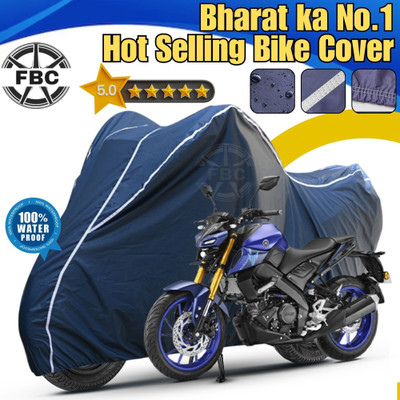 FBC Waterproof Two Wheeler Cover for Yamaha(MT 03 BS6, Blue, White)