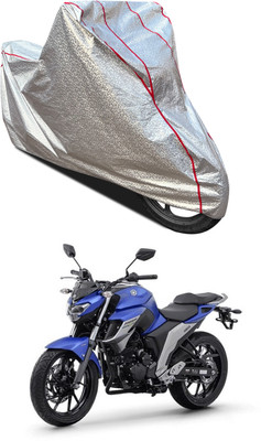 AutoGalaxy Waterproof Two Wheeler Cover for Yamaha(Fazer, Silver)