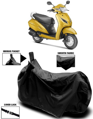 MMSSTAR Waterproof Two Wheeler Cover for Honda(Activa 5G, Black)