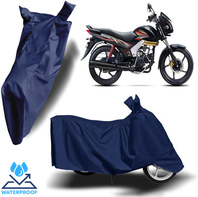 ROYAL AUTO MART Waterproof Two Wheeler Cover for Mahindra(Centuro, Blue)