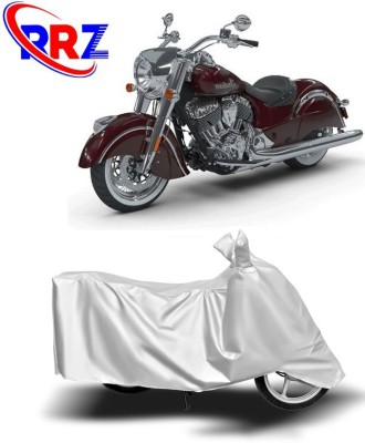 RRZ Waterproof Two Wheeler Cover for Indian(Chief Classic, White)