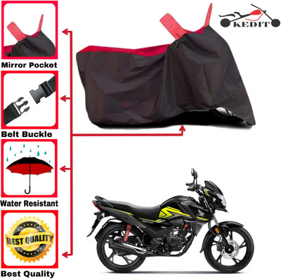 AASHTIK MART Two Wheeler Cover for Honda(SP125, Red, Black)