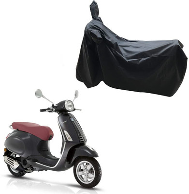 AASHTIK MART Two Wheeler Cover for Vespa(Piaggio Vespa, Black)