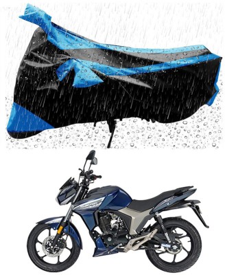 Genipap Two Wheeler Cover for Royal Enfield(Thunderbird 500, Blue, Black)