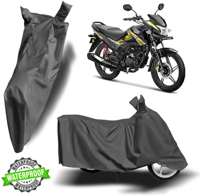 NG Auto Front Waterproof Two Wheeler Cover for Honda(Shine, Grey)