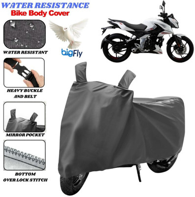 BigFly Two Wheeler Cover for Bajaj(Pulsar AS 150, Grey)