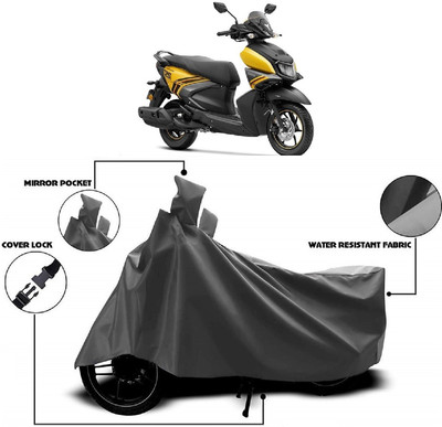 MMSSTAR Waterproof Two Wheeler Cover for Yamaha(Ray-ZR 125FI BS6, Grey)