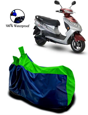 APNEK Waterproof Two Wheeler Cover for Okinawa(Ridge, Green, Blue)