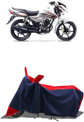 SUGASHRI Waterproof Two Wheeler Cover for TVS(Phoenix 125, Red, Blue)