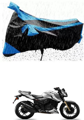 RONISH Waterproof Two Wheeler Cover for TVS(Apache RTR 200 4V, Blue)
