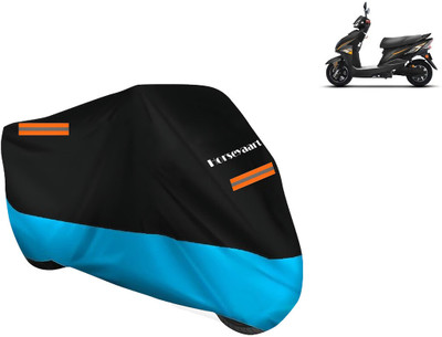 Horseyaart Waterproof Two Wheeler Cover for Techo Electra(Raptor BS6, Blue)