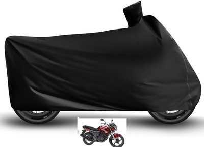 Auto Hub Waterproof Two Wheeler Cover for Yamaha(SZ X, Black)