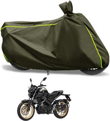 Euro Care Waterproof Two Wheeler Cover for Yamaha(MT-15, Green)