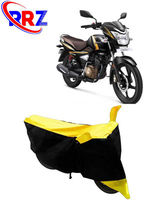RRZ Waterproof Two Wheeler Cover for TVS(Victor New, Black, Yellow)