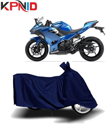 KPNID Waterproof Two Wheeler Cover for Kawasaki(Ninja 250, Blue)