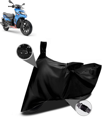 AutoGalaxy Waterproof Two Wheeler Cover for Aprilia(SR 125, Black)