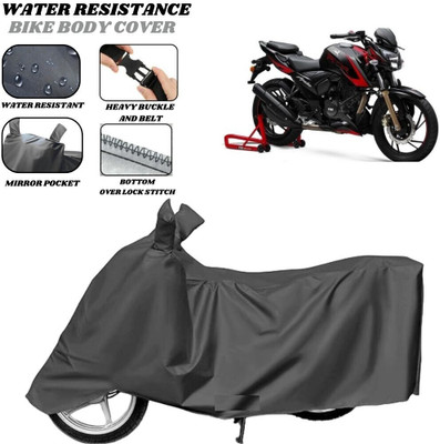 SRP PRODUCT Waterproof Two Wheeler Cover for TVS(Apache RTR 200 4V, Grey)