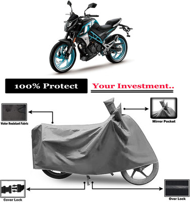 Amexride Two Wheeler Cover for CFMoto(150NK BS6, Grey)