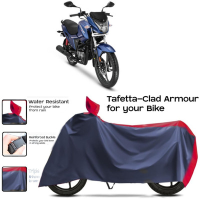WMIZEXA Two Wheeler Cover for Hero(Glamour i3s BS6, Red, Blue)