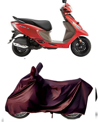 BbcMart Waterproof Two Wheeler Cover for TVS(Zest 110, Maroon)